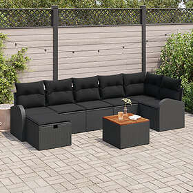 vidaXL Garden Sofa Set with Cushion 8 Pieces 3359520