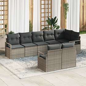 vidaXL Garden Sofa Set with Cushion 8 Pieces 3355098