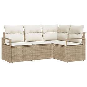 vidaXL Sofa Set with Cushion 4 Pieces 3355030