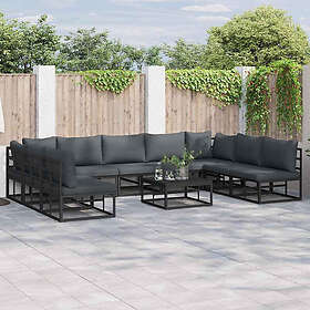 vidaXL Garden Sofa Set with Cushion 9 Pieces 3378900