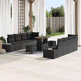 vidaXL Garden Sofa Set with Cushion 11 Pieces 3362759