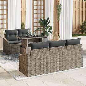 vidaXL Garden Sofa Set with Storage 6 Pieces 3357652