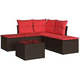 vidaXL Garden Sofa Set with Cushions 6 Pieces 3217734