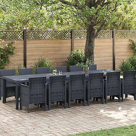 vidaXL Hage Spisegruppe 13 Deler 3378772