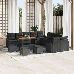 vidaXL Garden Sofa Set with Cushion 14 Pieces 3362719