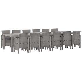 vidaXL Garden Dining Set 13 Pieces 3378790