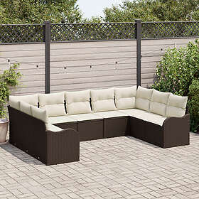 vidaXL Garden Sofa Set with Storage 9 Pieces 3354527