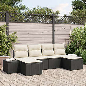 vidaXL Hage Sofasett med Pute 6 Deler 3347167
