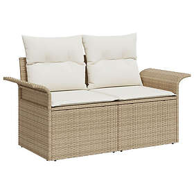 vidaXL Garden Sofa Set with Cushion 7 Pieces 3357034