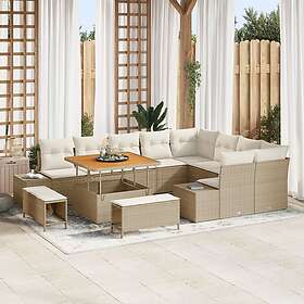 vidaXL Garden Sofa Set with Cushion 12 Pieces 3364766