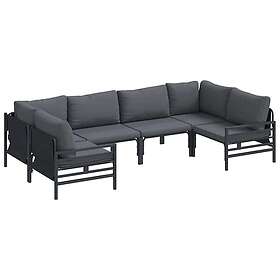 vidaXL Garden Sofa Set with Cushion 6 Pieces 3378966