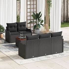 vidaXL Garden Sofa Set with Cushion 6 Pieces 3347394