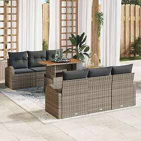 vidaXL Garden Sofa Set with Storage 7 Pieces 3358267