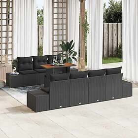 vidaXL Leone Hage Sofasett med Oppbevaring 8 Deler 3358662