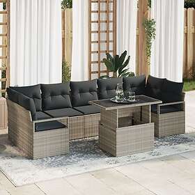 vidaXL Garden Sofa Set with Cushions 8 Pieces 3348778