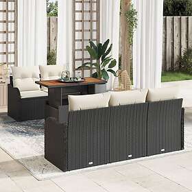 vidaXL Salemo Sofagruppe med pute 6 Deler 3349396