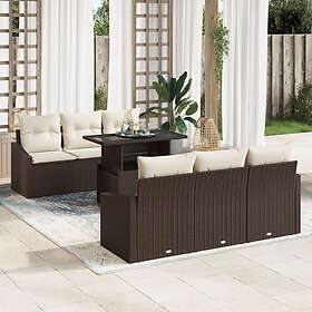 vidaXL Hage Sofasett med Pute 7 Deler 3357661
