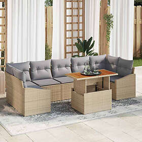 vidaXL Garden Sofa Set with Cushion 8 Pieces 3358541