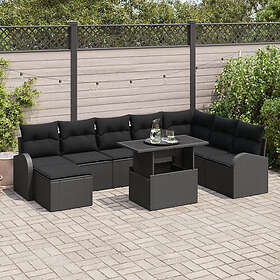 vidaXL Garden Sofa Set with Storage 9 Pieces 3357436
