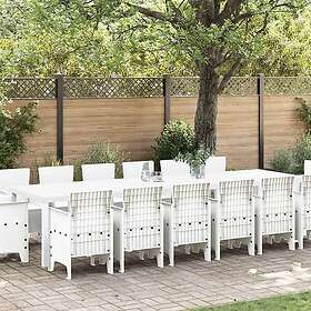 vidaXL Hage Spisegruppe 15 Deler 3378642