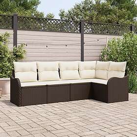 vidaXL Ensemble Canapé de Jardin 5 Pièces 3345698
