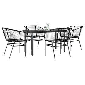 vidaXL Hage Spisegruppe 5 Deler 3334585