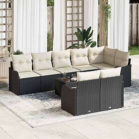 vidaXL Garden Sofa Set with Cushions 4 Pieces 3345757