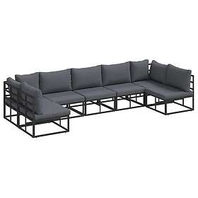 vidaXL Garden soffgrupp med dynor 7 Delar 3378850