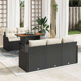 vidaXL Leone Hage Sofasett med Oppbevaring 6 Deler 3358133