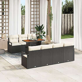 vidaXL Garden Sofa Set with Storage Pieces 8 Pieces 3358406