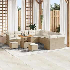 vidaXL Leone Garden Sofa Set Height-Adjustable 13 Pieces 3361541