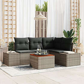vidaXL Garden Sofa Set with Storage Pieces 5 Pieces 3356620