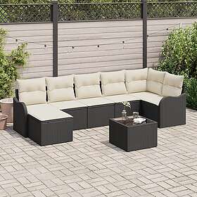vidaXL Garden Sofa Set with Cushion 8 Pieces 3354466
