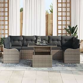 vidaXL Garden Sofa Set with Cushion 8 Pieces 3348415