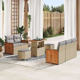 vidaXL Garden Sofa Set 10 Pieces 3365202