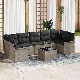 vidaXL Garden Sofa Set with Cushion 8 Pieces 3345282