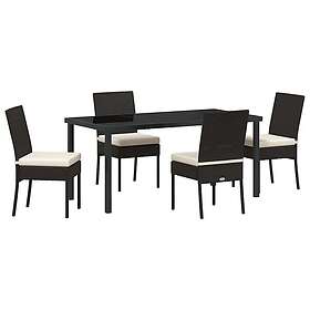 vidaXL Palermo Dining Set 5 Pieces 3379222