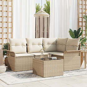 vidaXL Salemo Ensemble de Canapé avec Coussin 5 Pièces 3345351