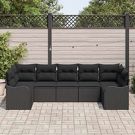 vidaXL Hage sofagruppe med pute 7 Deler 3354522