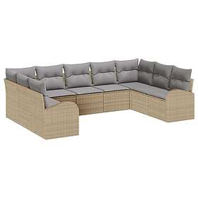 vidaXL Sofa Set with Cushion 9 Pieces 3346200