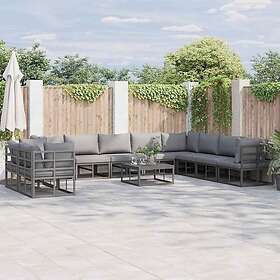 vidaXL Garden Sofa Set with Cushion 10 Pieces 3378884