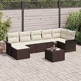 vidaXL Garden Sofa Set with Cushions 8 Pieces 3354127