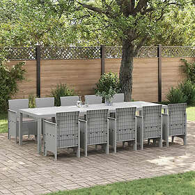 vidaXL Garden Dining Set with Cushion 11 Pieces 3378768