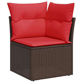 vidaXL Ensemble de Canapé de Jardin avec Coussins 7 Pièces 3326355