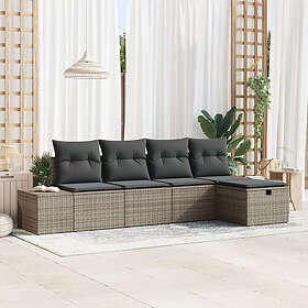 vidaXL Sofagruppe med pute 5 Deler 3360690