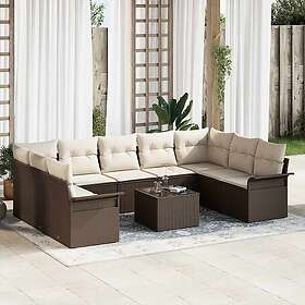 vidaXL Garden Sofa Set with Storage 10 Pieces 3354197