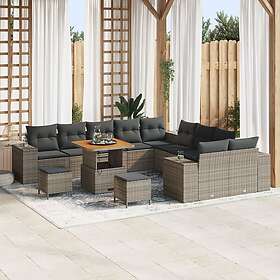 vidaXL Garden Sofa Set with Cushion 13 Pieces 3364013