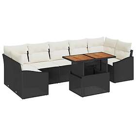 vidaXL Garden Dining Set with Cushion 8 Pieces 3349802