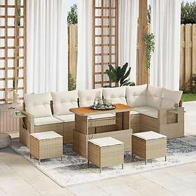 vidaXL Garden Sofa Set with Cushion 12 Pieces 3363721