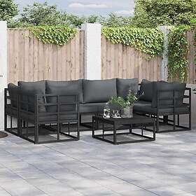 vidaXL Leone Garden Sofa Set with Cushion 6 Pieces 3378944
